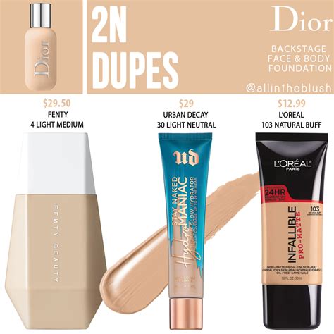 dupe for dior backstage foundation|dior forever foundation dupe.